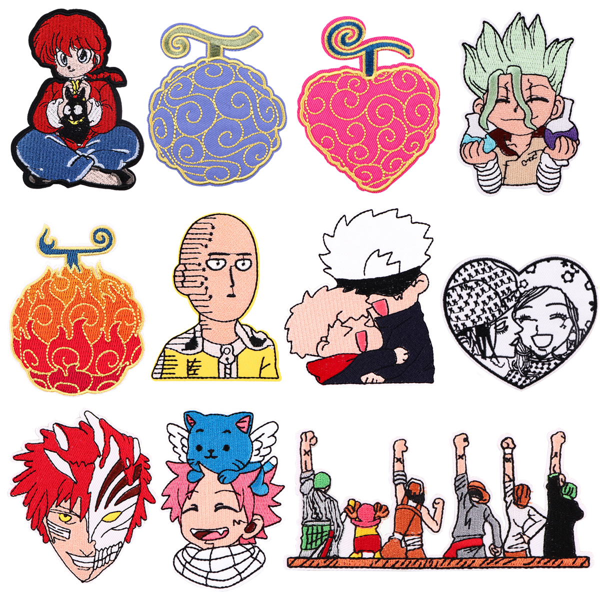 Anime One Piece Merchandise - Manga Badge on Backpack Devil Fruit