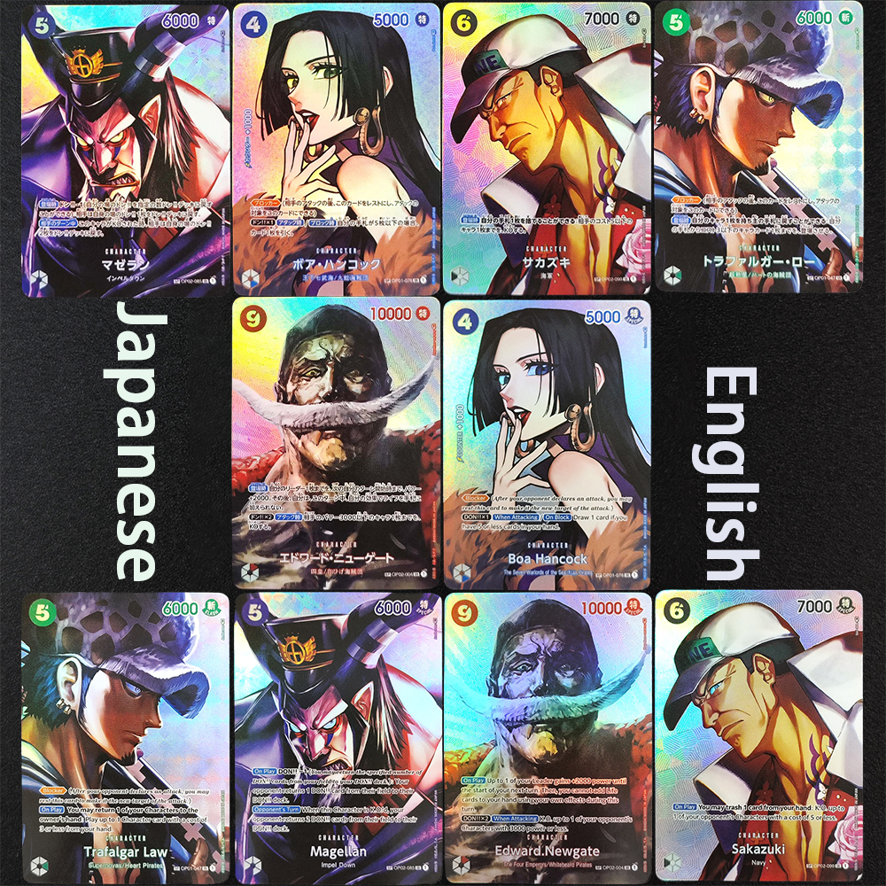 Anime One Piece Merchandise - DIY One Piece OPCG Japanese/English OP04