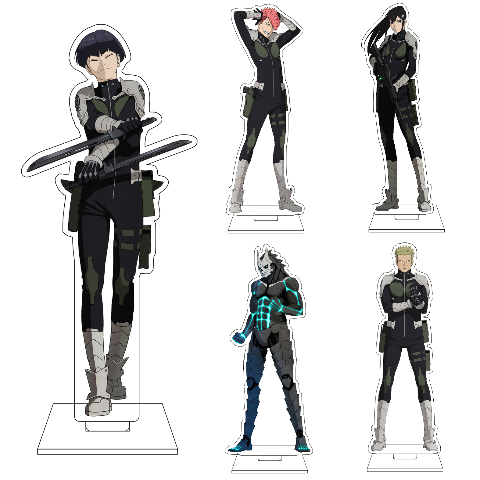 Anime Game Merchandise - 16CM Anime Kaiju No.8 Cosplay Acrylic