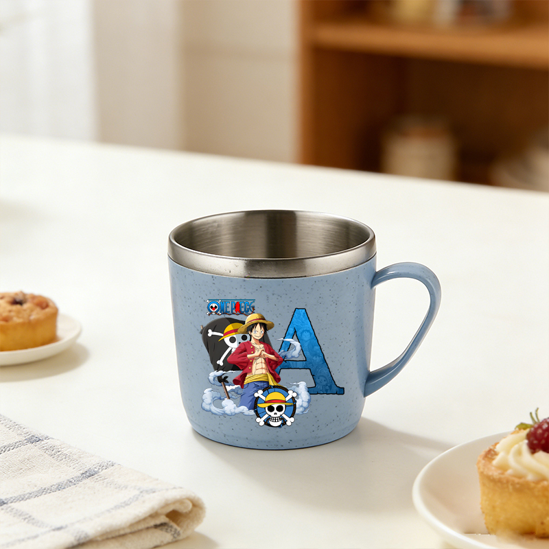 One Piece Water Cup Boy Girl A - Anime One Piece Merchandise บทวิจารณ์และราคา