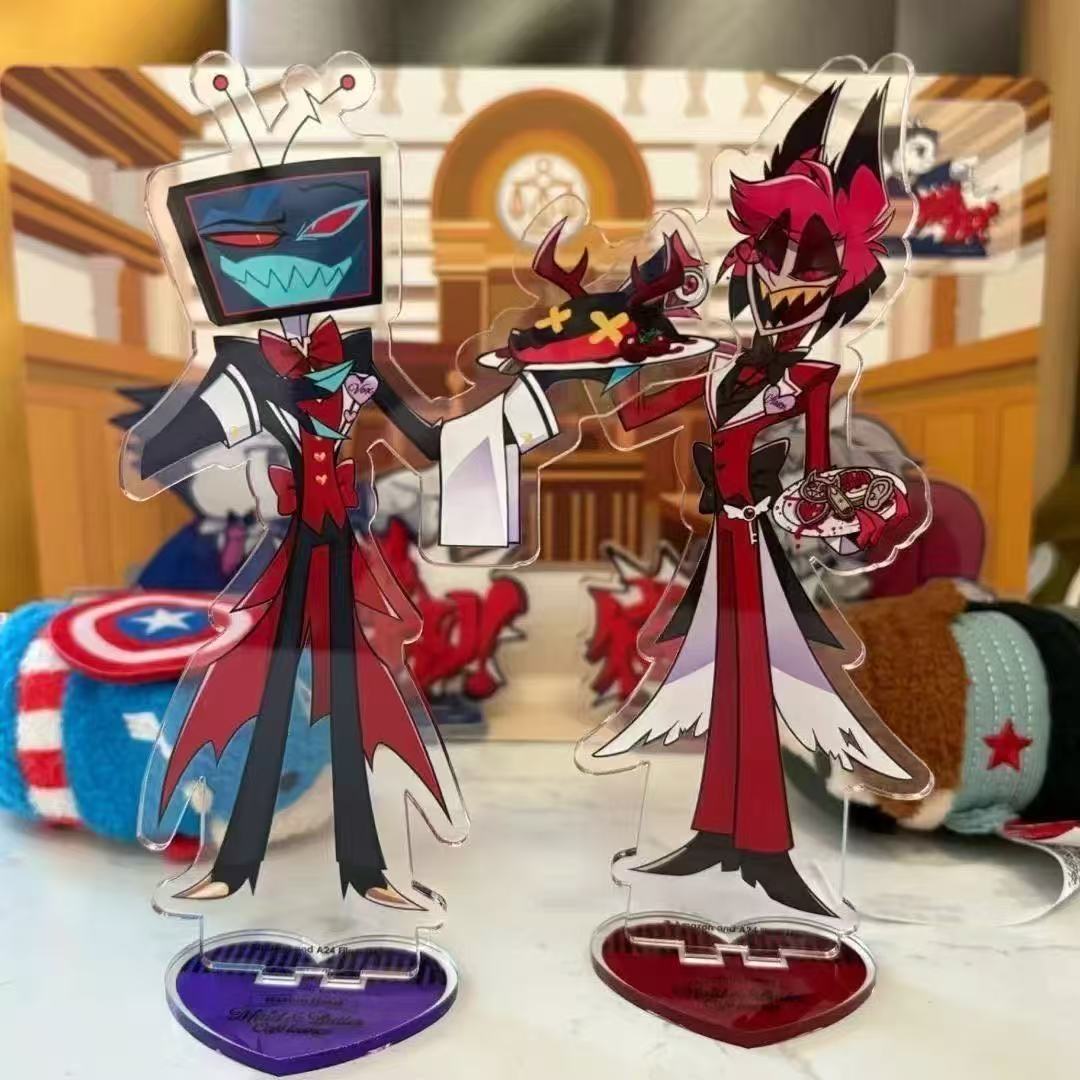 2pcs Hazbin Anime Peripherals  - Anime Game Merchandise บทวิจารณ์และราคา