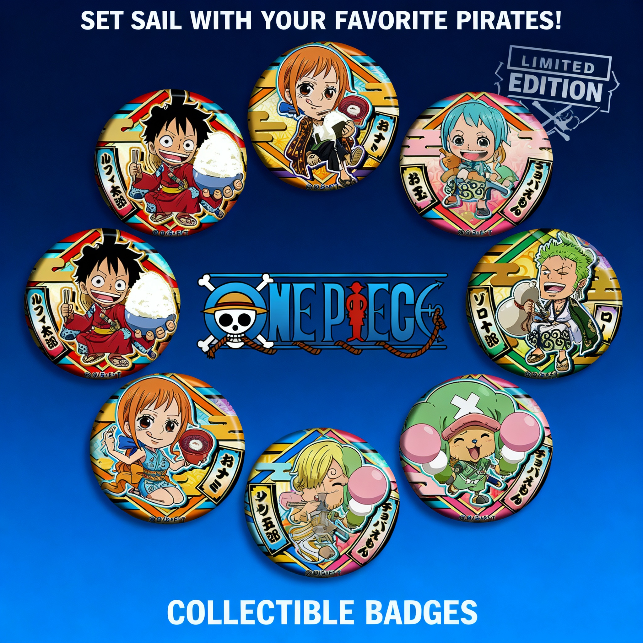 ONEPIECE Anime Badge Pin Luffy - Anime One Piece Merchandise บทวิจารณ์และราคา
