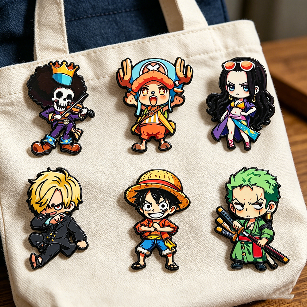6pcs ONE PIECE Cartoon Charact - Anime One Piece Merchandise บทวิจารณ์และราคา