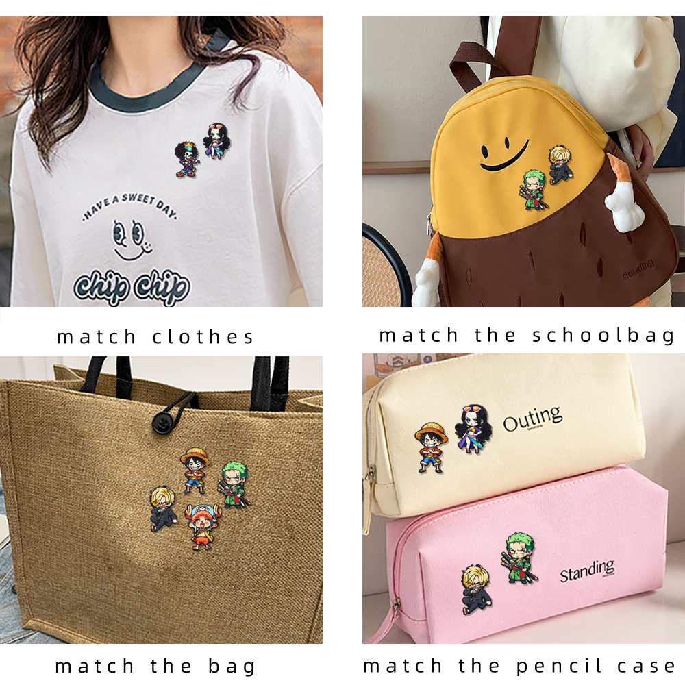6pcs ONE PIECE Cartoon Charact - Anime One Piece Merchandise บทวิจารณ์และราคา