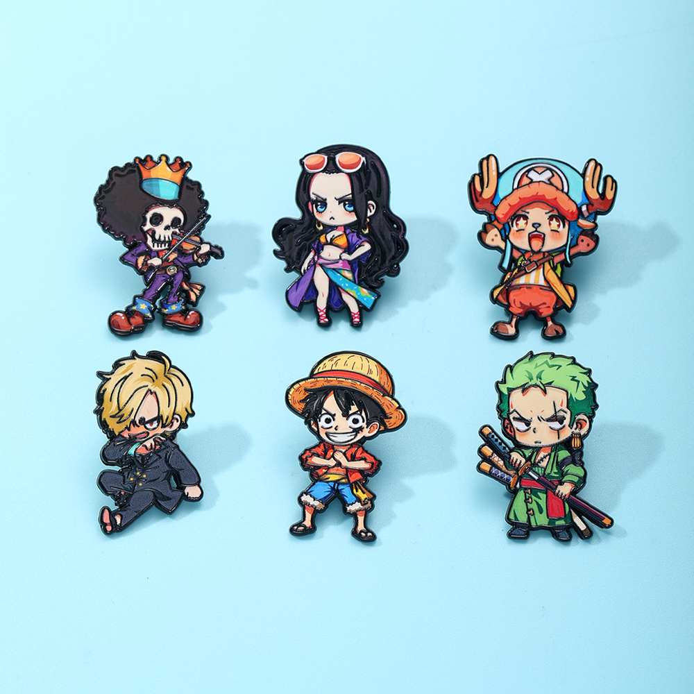 6pcs ONE PIECE Cartoon Charact - Anime One Piece Merchandise บทวิจารณ์และราคา