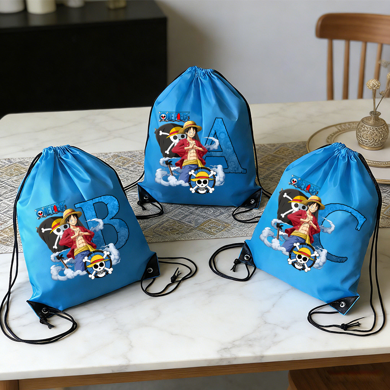 One Piece Man Drawstring Backp - Anime One Piece Merchandise บทวิจารณ์และราคา