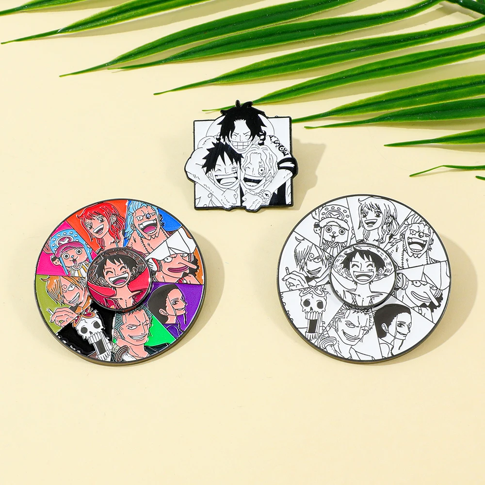 3 Pcs Anime One Piece Brooch L - Anime One Piece Merchandise บทวิจารณ์และราคา